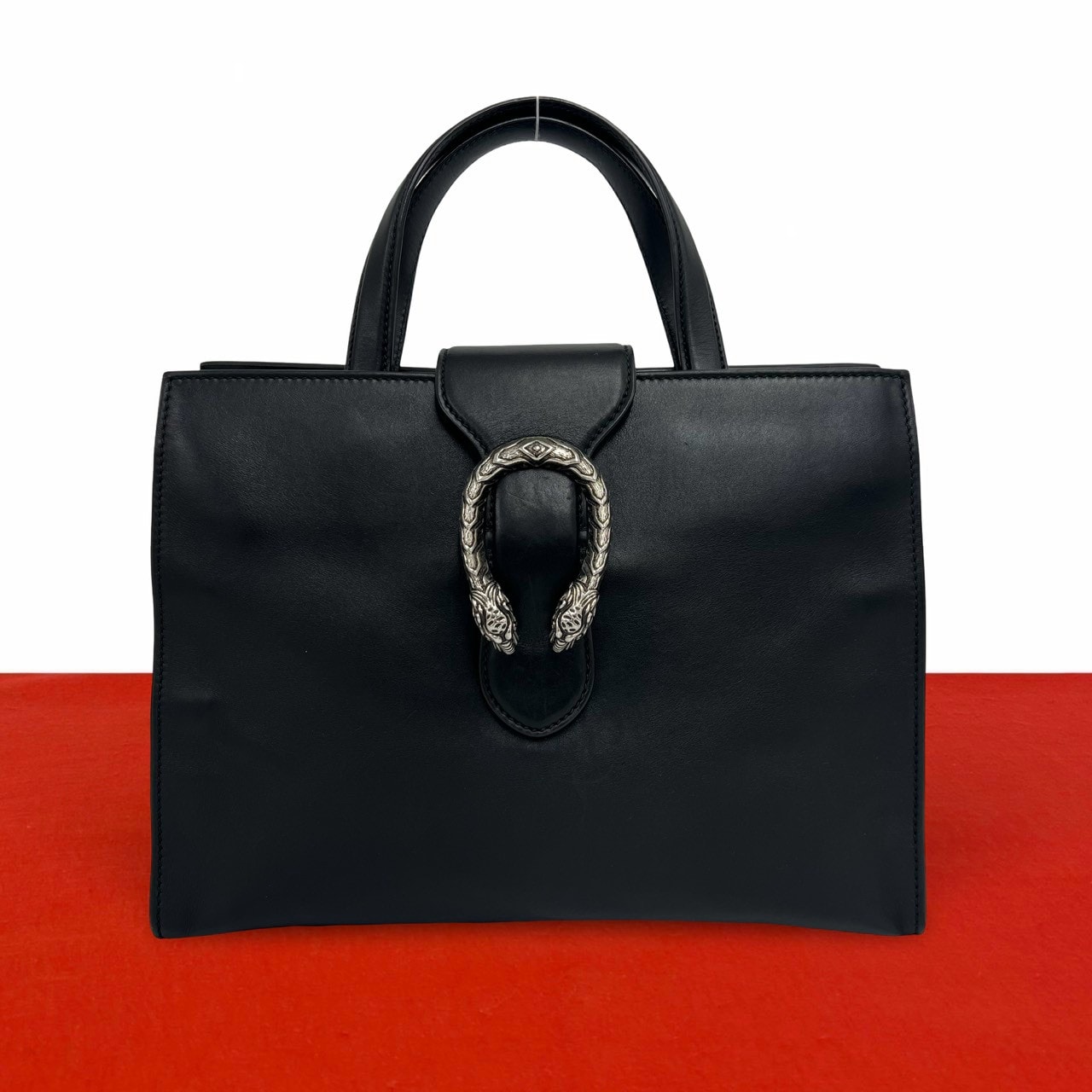 GUCCI グッチ ディオニュソス カーフ ハンドバッグ ブラック
 50797