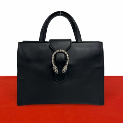 GUCCI グッチ ディオニュソス カーフ ハンドバッグ ブラック
50797