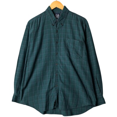 古着 90年代 ギャップ GAP オールドギャップ 長袖 ボタンダウンチェックシャツ メンズL相当 ヴィンテージ/eaa586768