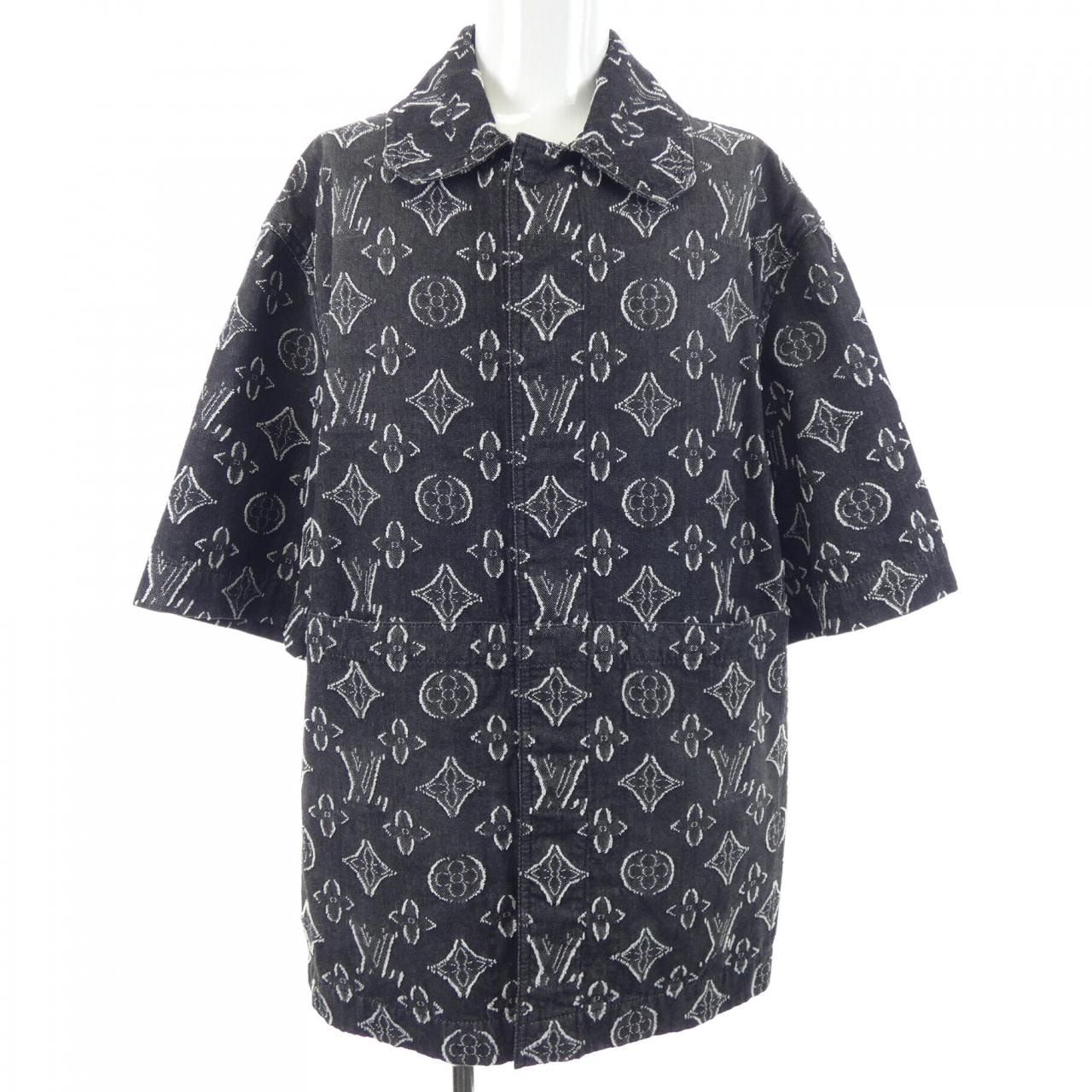 ルイヴィトン LOUIS VUITTON モノグラムショートスリーブシャンブレーシャツ HPS73WARS S/Sシャツ