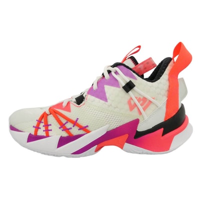 NIKE ナイキ CK6612-101 JORDAN WHY NOT ZERO 3 SE PF ジョーダン ホワイノット ゼロ バスケットボール シューズ ミッドカット スニーカー マルチカラー系 25.5cm【極上美品】【中古】