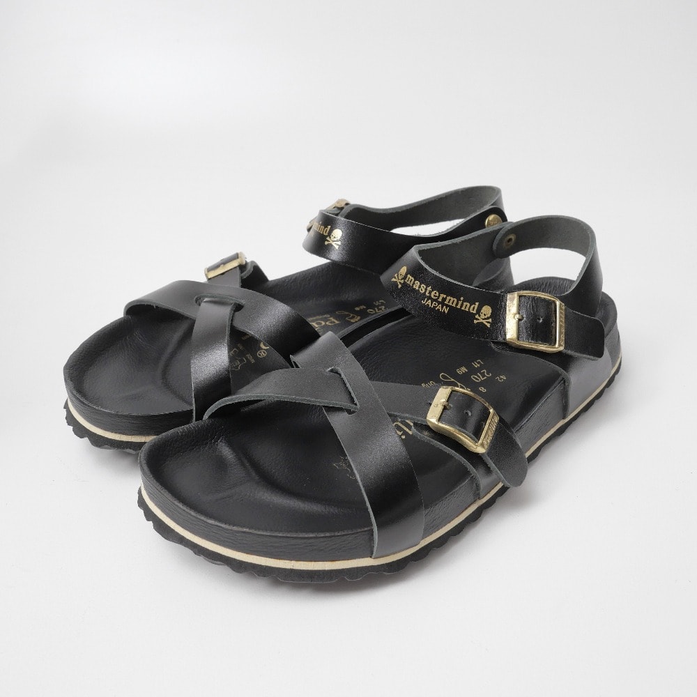 mastermind JAPAN × Papillio マスターマインドジャパン × パピリオ サンダル サイズ42/27cm スカル BIRKENSTOCK ビルケンシュトック スペイン製 ブランド古着【中古】20260528/RA9521