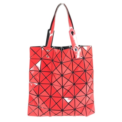 イッセイミヤケ ISSEY MIYAKE BAOBAO バオバオ ショルダーバック カバン 肩掛け トートバッグ PVC レッド