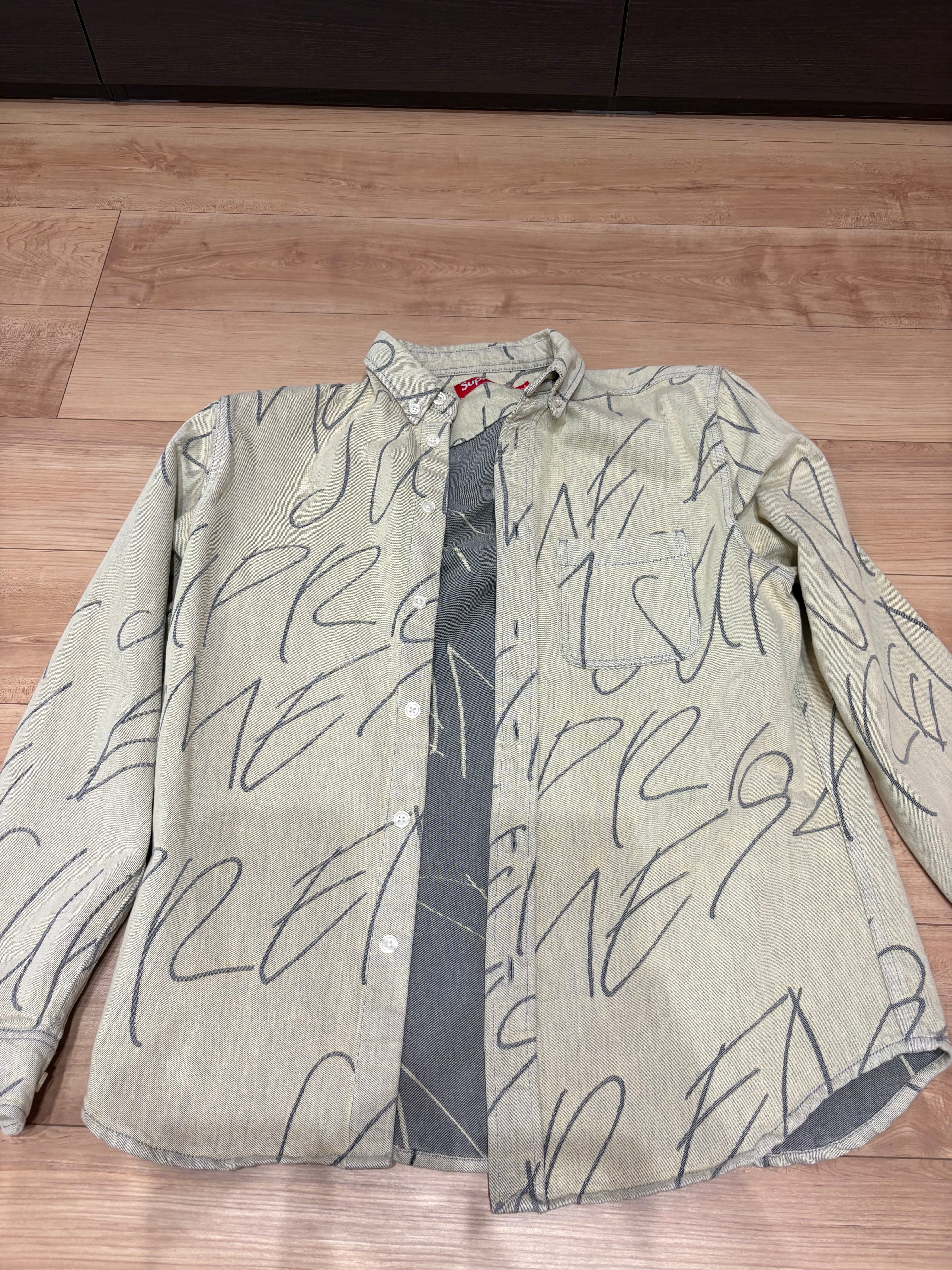 Supreme Loose Fit S/S Denim Painter Shirt 