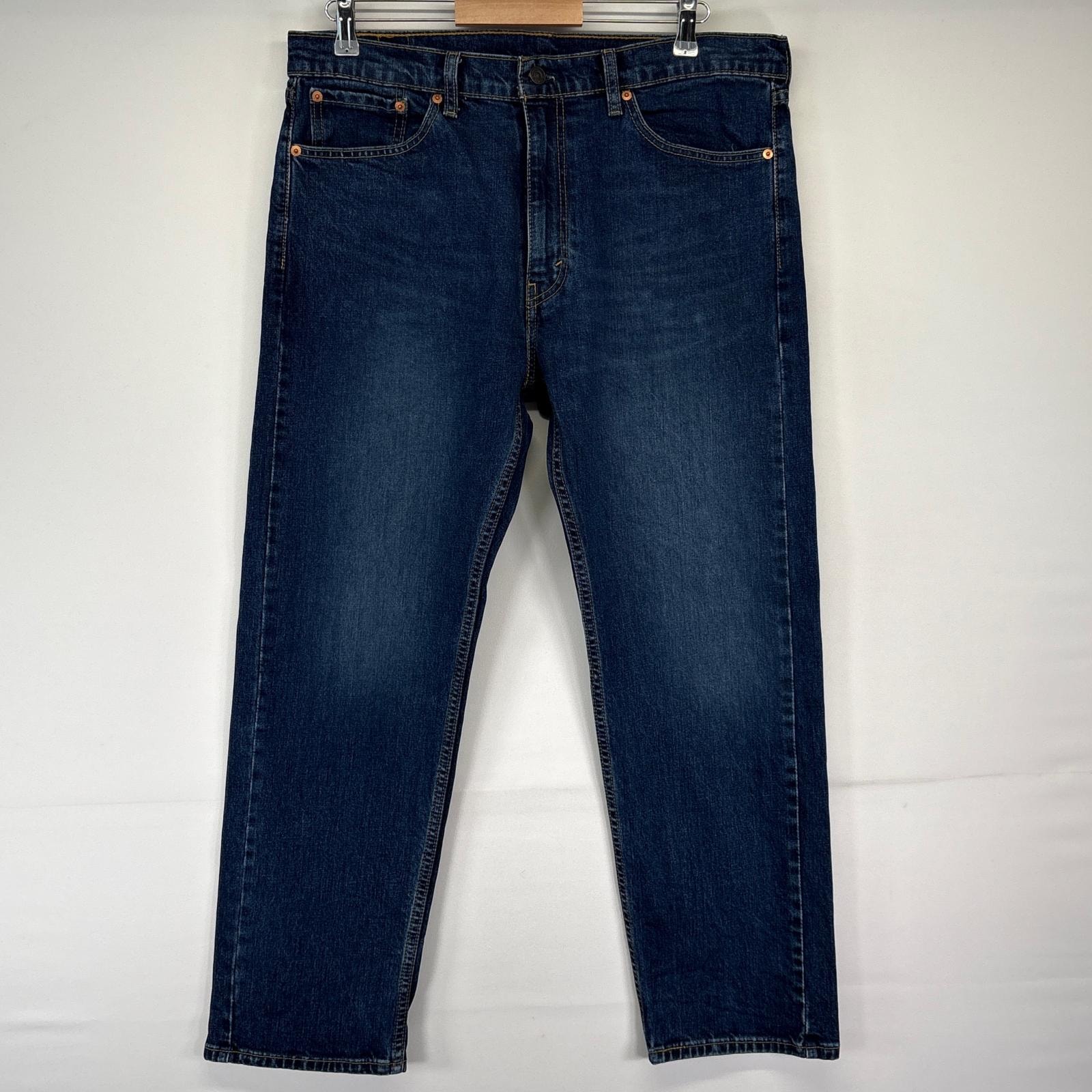 古着 リーバイス Levi's デニムパンツ 505 ストレート ジーンズ ジーパン 長ズボン ジップ w36 L30  ブルー メンズ