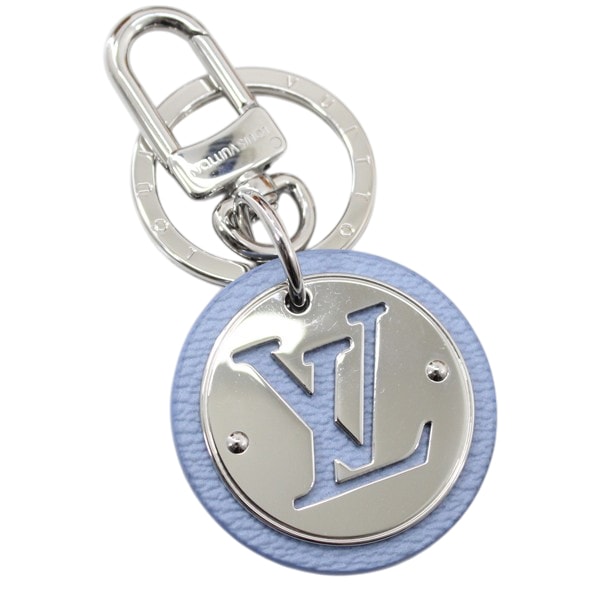Louis Vuitton LV Circle Key Holder and Bag Charm "Bleu Ciel"