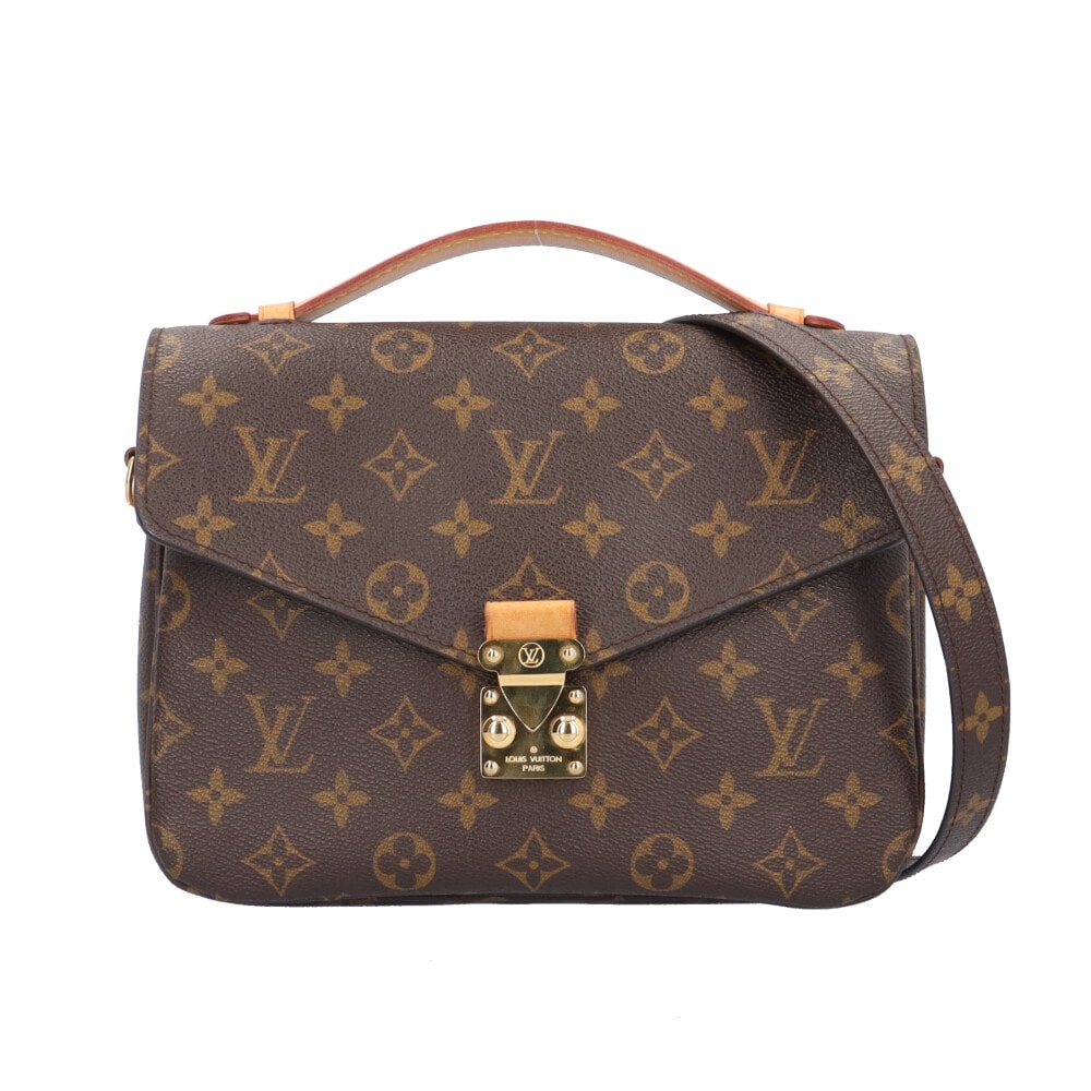 ルイヴィトン ポシェットメティスMM モノグラム ショルダーバッグ モノグラムキャンバス M44875 ブラウン ユニセックス LOUIS VUITTON  中古