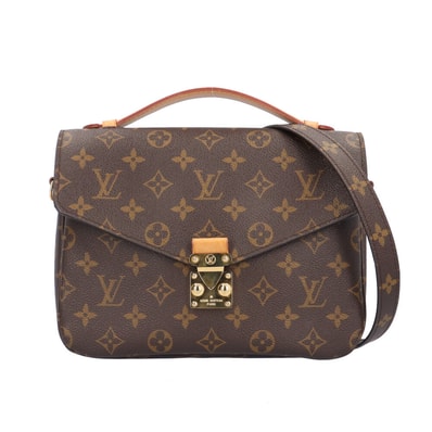 ルイヴィトン ポシェットメティスMM モノグラム ショルダーバッグ モノグラムキャンバス M44875 ブラウン ユニセックス LOUIS VUITTON 中古