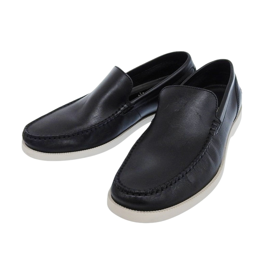 コールハーン 美品 アメリカンクラシックス ハンプトンローファー レザー シューズ メンズ 黒 ブラック 25cm C39761 7 1/2