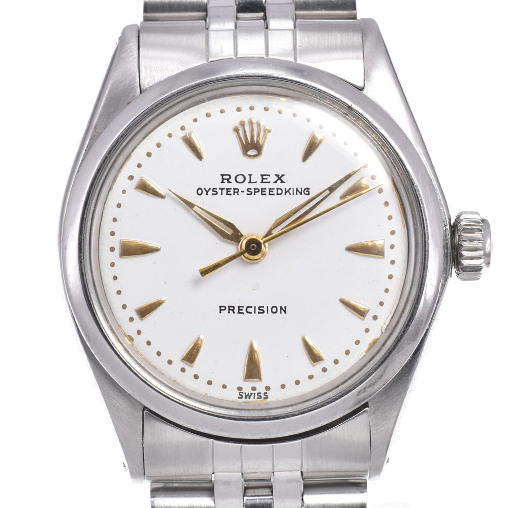ロレックス ROLEX 6430 ヴィンテージ オイスター スピードキング Cal.1225 シルバー 手巻き ユニセックス 腕時計 D#149618