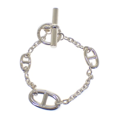 エルメス HERMES ファランドール ST H104567B ブレスレット シルバー925 レディース メンズ【中古】【Aランク】