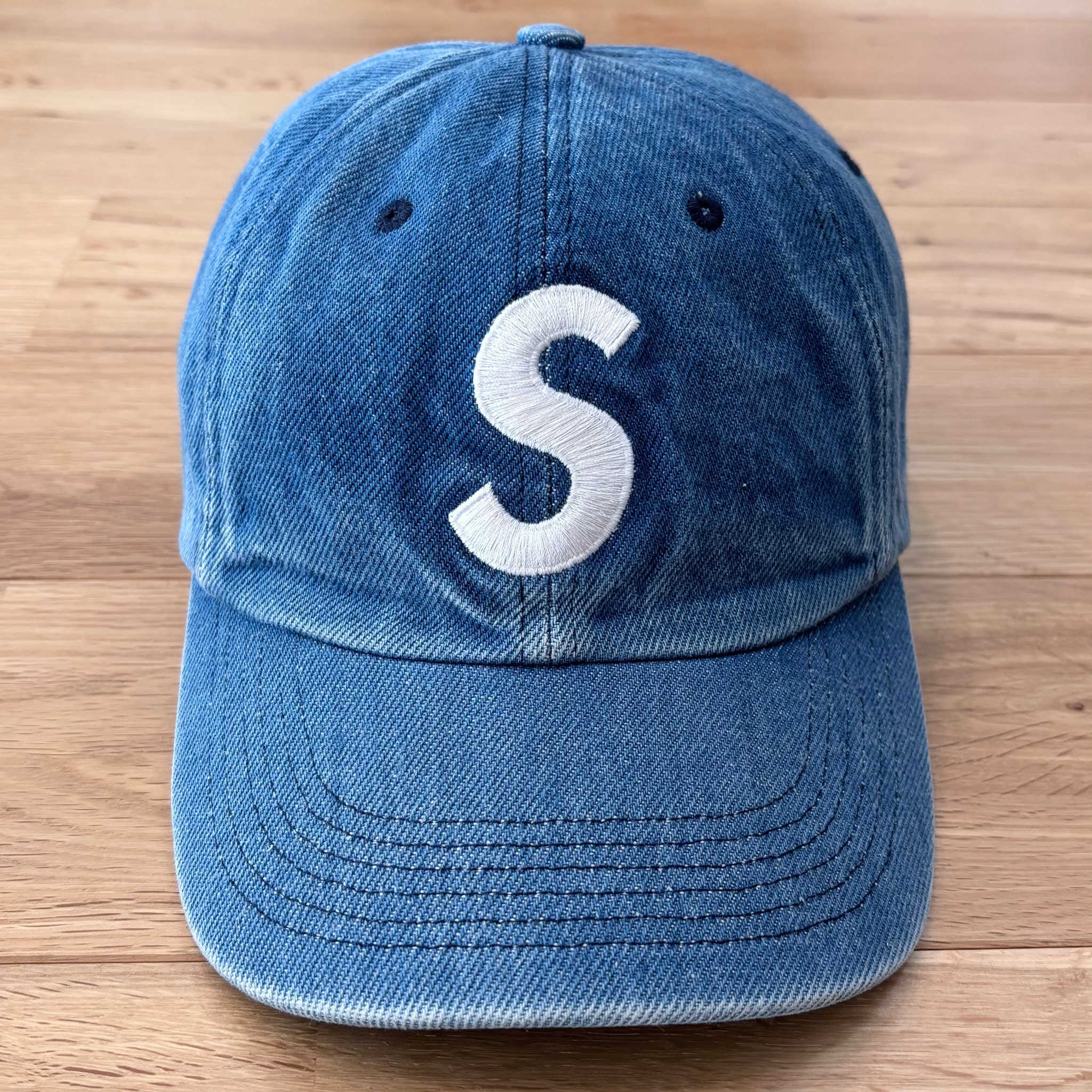 Supreme Pigment S Logo 6-Panel "Denim"