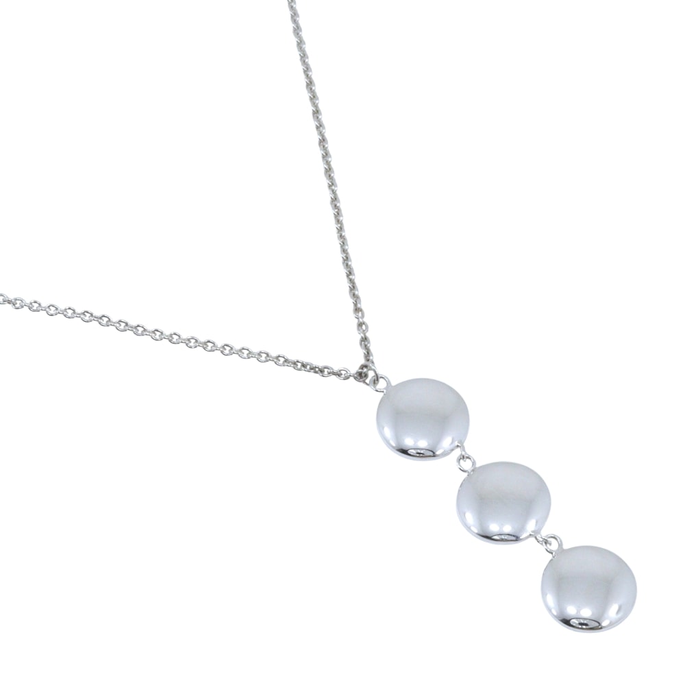 ティファニー トリプルサークル ドロップ レディースネックレス