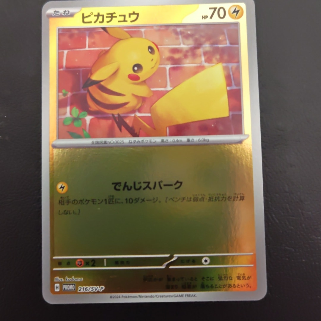 ピカチュウ P [SV-P 216](プロモカードパック「ポケカの夏がキタ