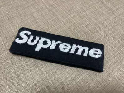 Supreme / New Era® Big Logo Headband "Black"
