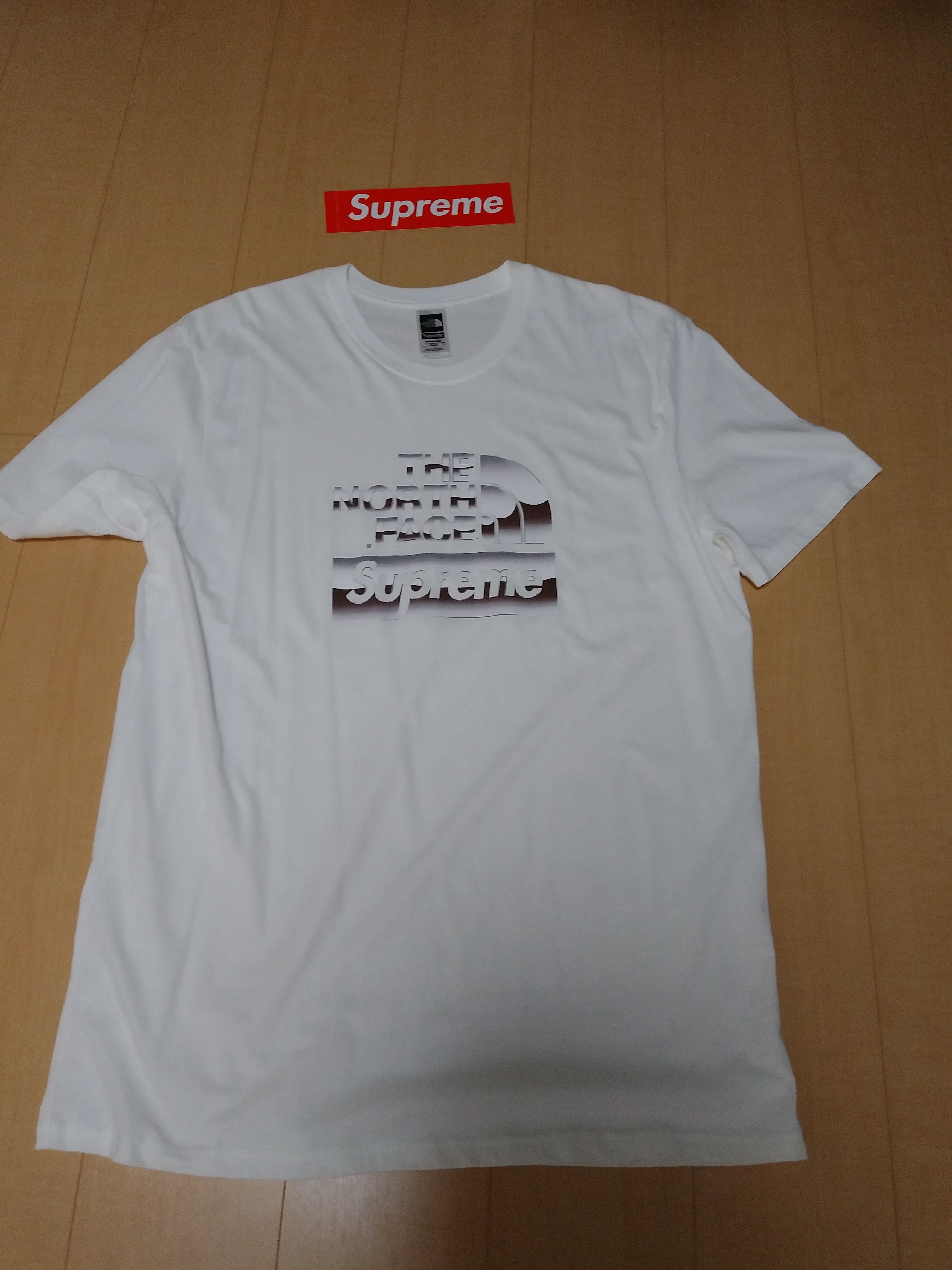 Supreme x The North Face Metallic Logo T-Shirt "White"