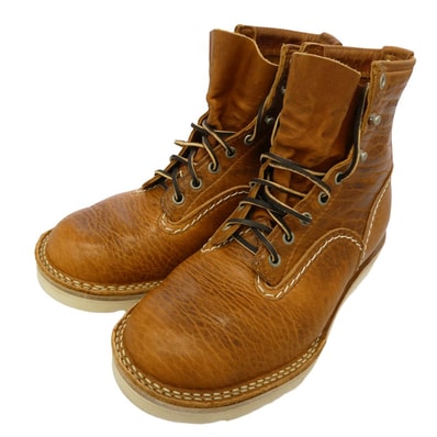 WESCO ウエスコ SP5074014NAT Bison Custom Jobmaster 100周年 日本限定 バイソンレザー カスタム ジョブマスター ブーツ ブラウン系 US7.5E【中古】