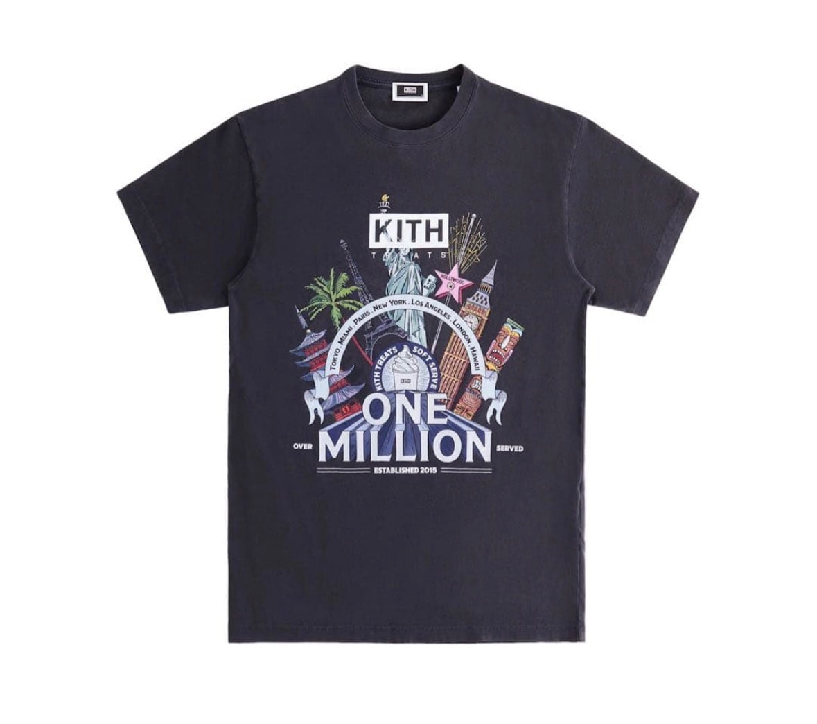 Kith treats million vintage tee black