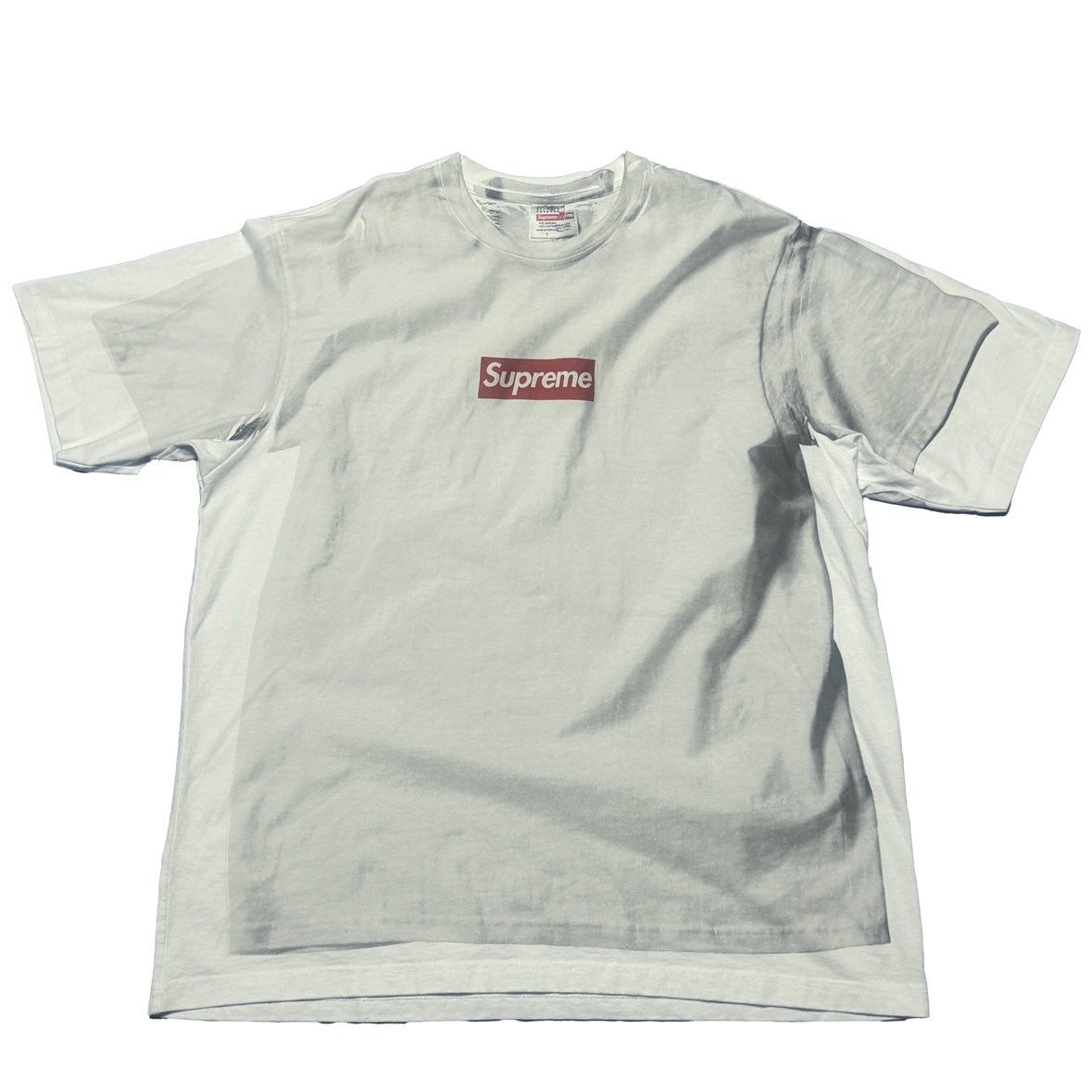 Supreme x MM6 Maison Margiela Box Logo Tee "White"