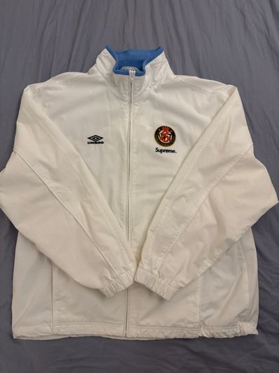 Supreme /Umbro Cotton Ripstop Track Jacket "White"