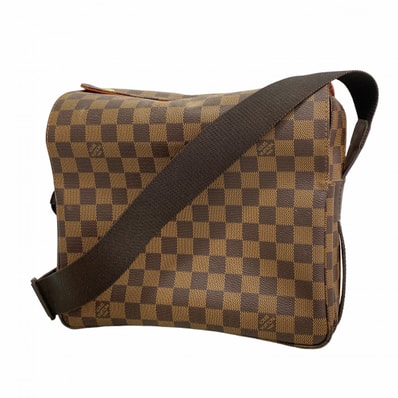 【6dc2724】ルイヴィトン ショルダーバッグ ダミエ ナヴィグリオ N45255 エベヌ【中古】レディース