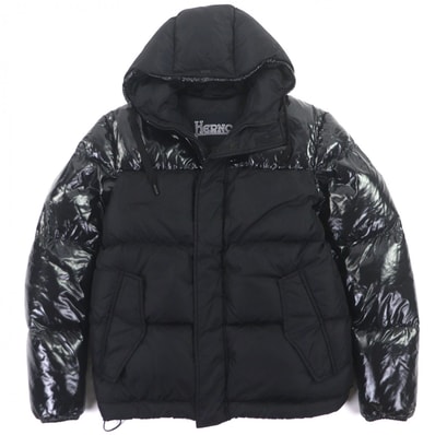 極美品 ヘルノ ダウンジャケット ブラック メンズ 46