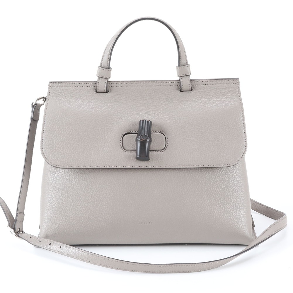 ■美品 グッチ バンブー バンブー デイリー392013 ショルダーバッグ