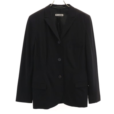 JIL SANDER ジルサンダー テーラードジャケット 36 ブラック
