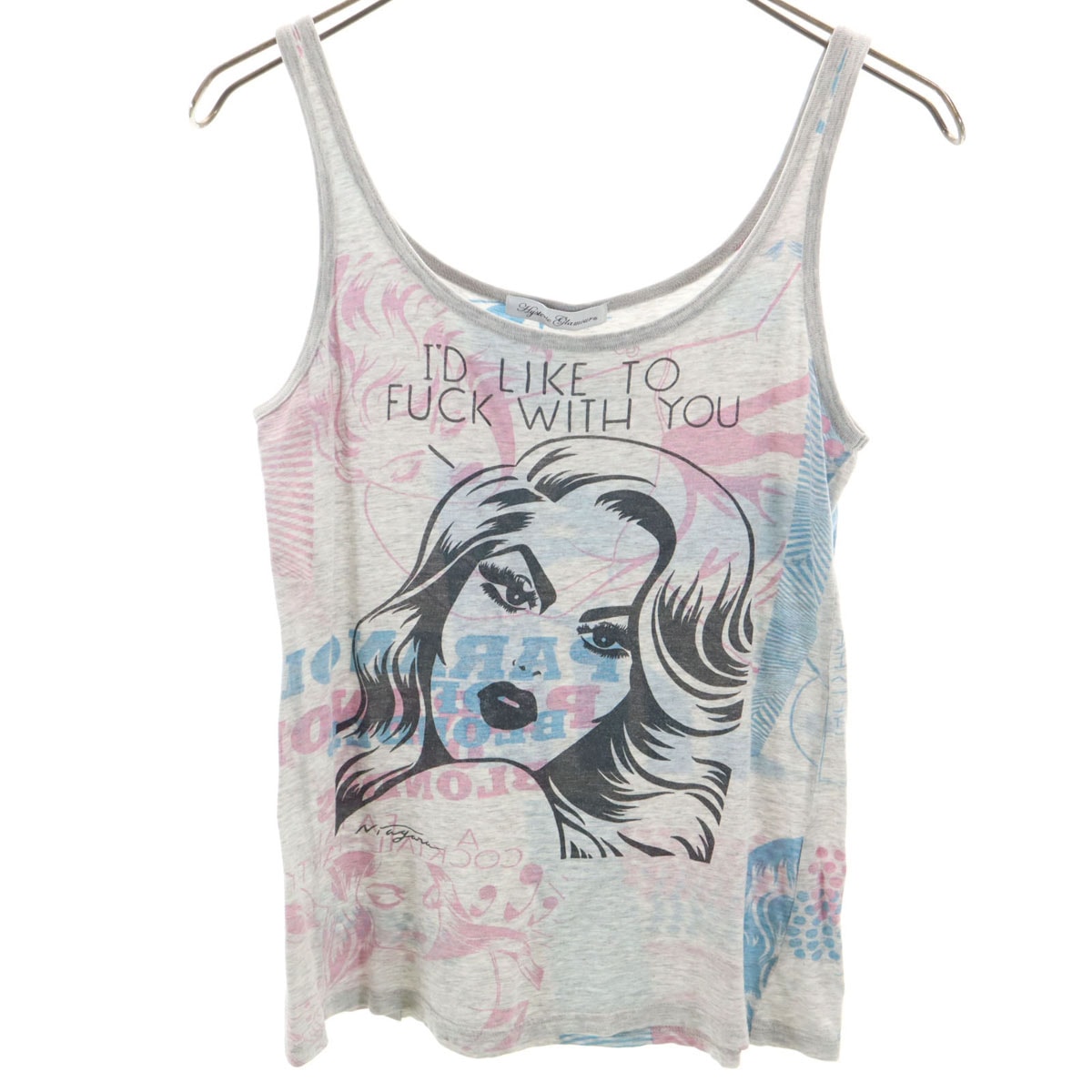 C (やや傷や汚れあり)】HYSTERIC GLAMOUR ヒステリックグラマー タンク