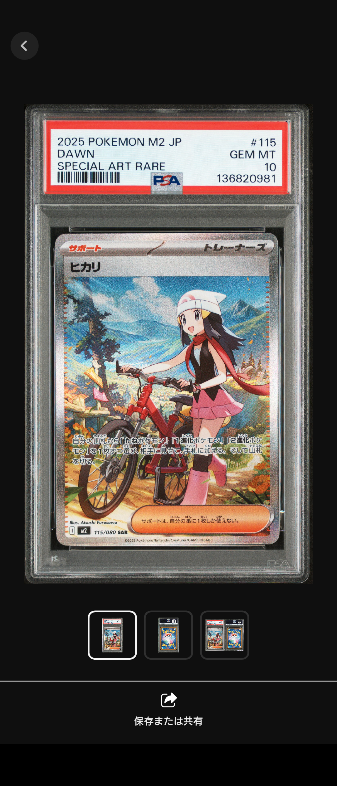 PSA10】ヒカリ SAR [M2 115/080](拡張パック「インフェルノX」) 1枚の