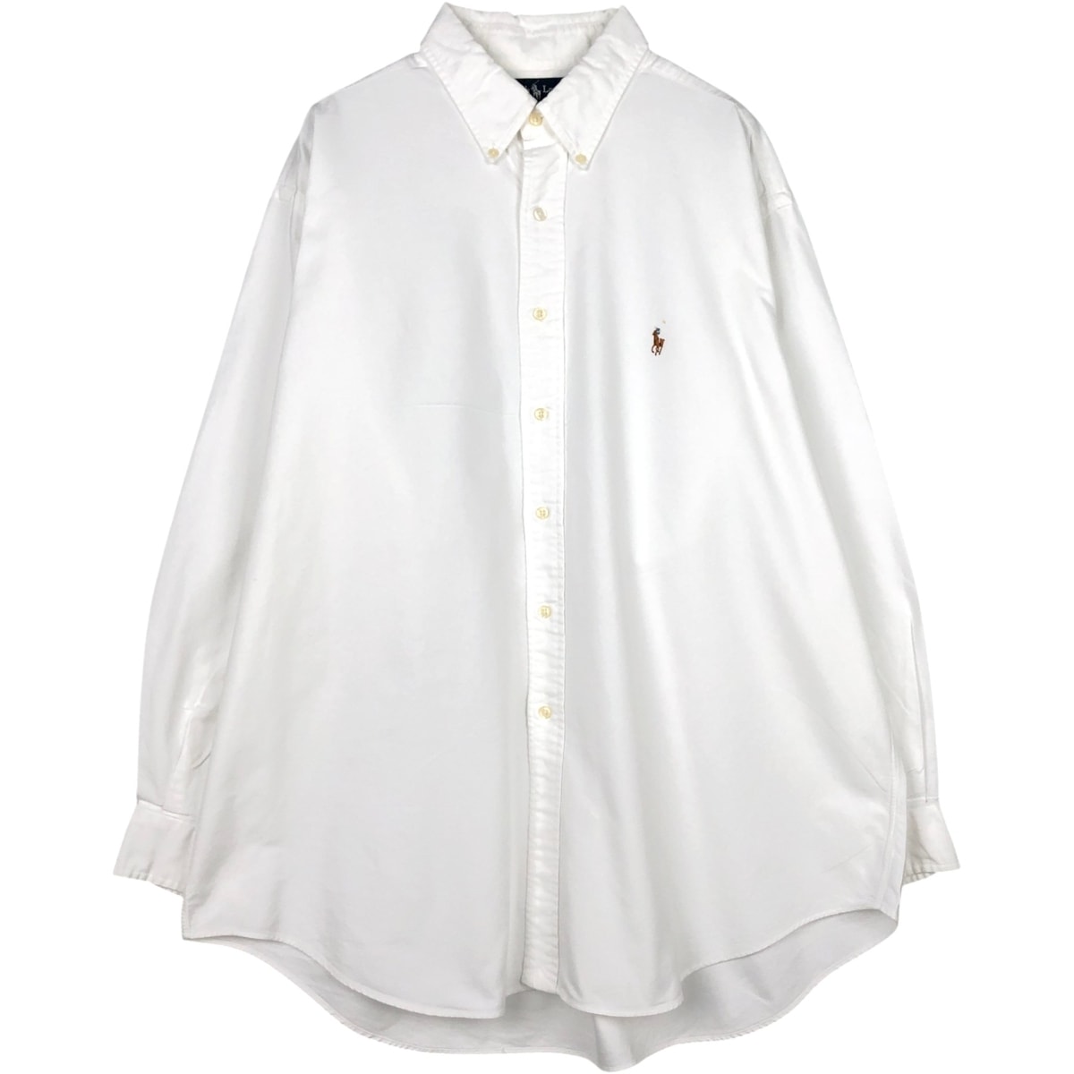 古着 ラルフローレン Ralph Lauren YARMOUTH 長袖 ボタンダウンシャツ メンズXL相当/eaa678404