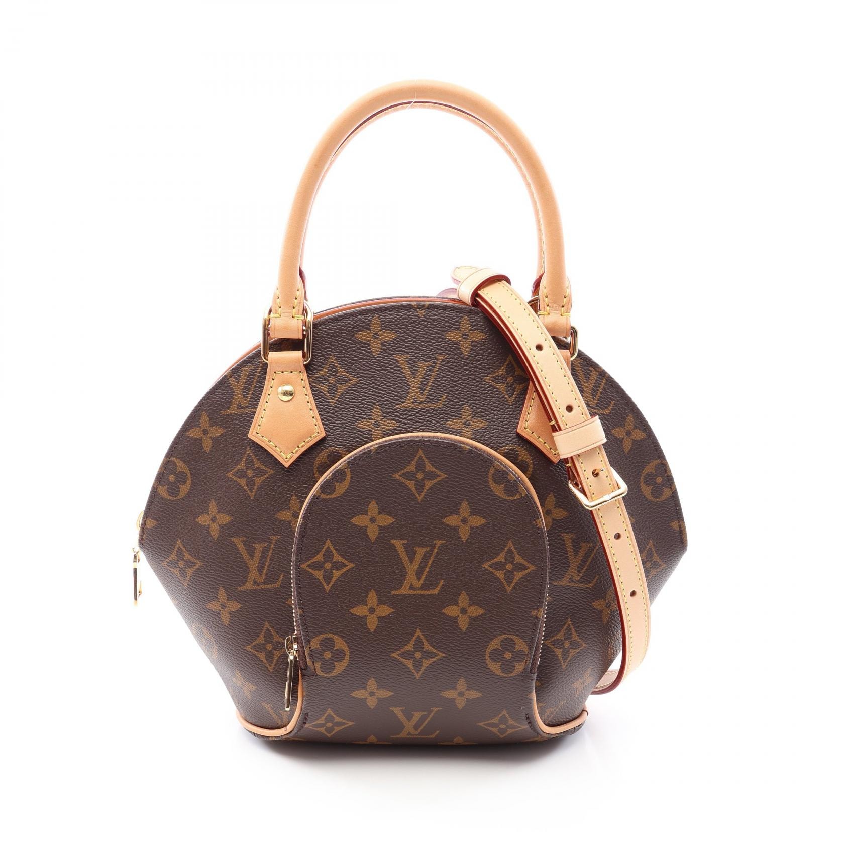 ルイ・ヴィトン LOUIS VUITTON エリプスPM モノグラム 2WAY ハンドバッグ バッグ PVCコーティングキャンバス レザー モノグラム レディース ブラウン系 M46196 【中古】