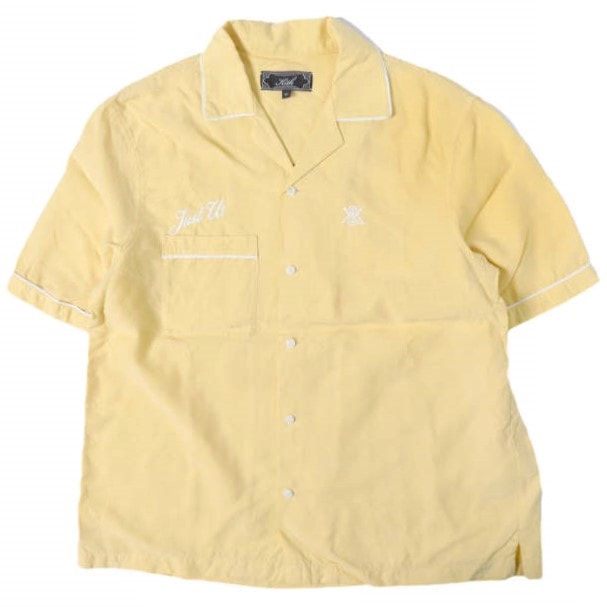 KITH NYC キスニューヨークシティ 26SS Cupro Linen Vinnie Shirt キュプラリネン オープンカラーシャツ 26051060002820 XS Beacon 半袖 開襟 JUST US トップス g28064