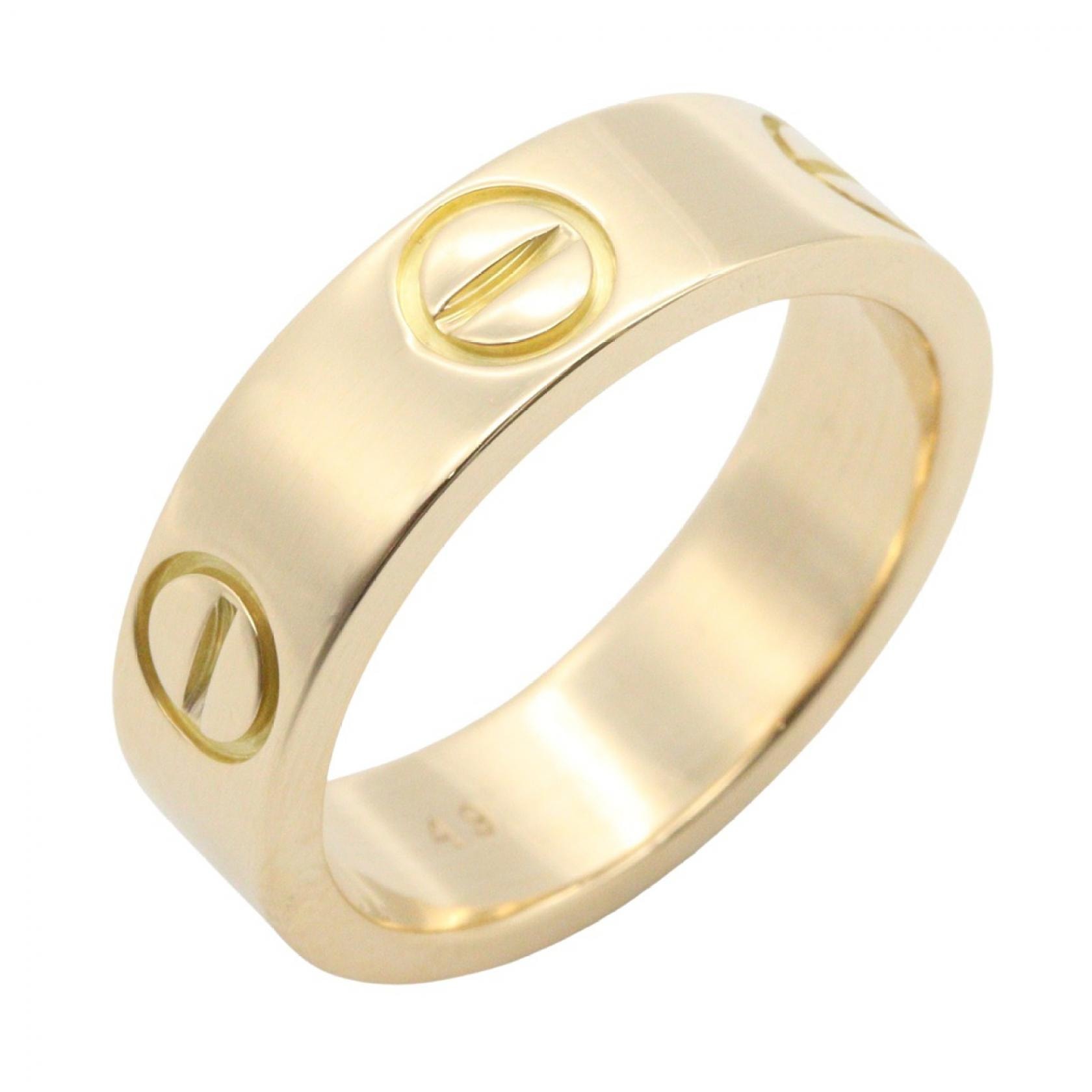 カルティエ CARTIER ラブリング リング・指輪 ジュエリー K18(イエローゴールド) メンズ レディース ゴールド系 【中古】