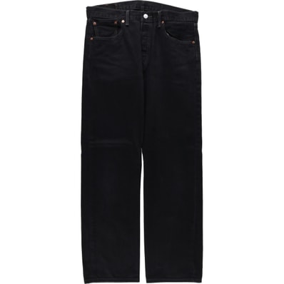 古着 リーバイス Levi's 501 ブラックデニム ストレートデニムパンツ メンズw34相当/eaa622454