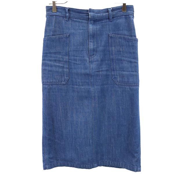HYKE ミディ丈 デニム タイトスカート