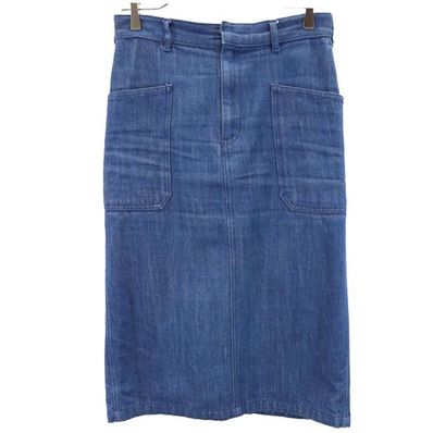 HYKE ミディ丈 デニム タイトスカート