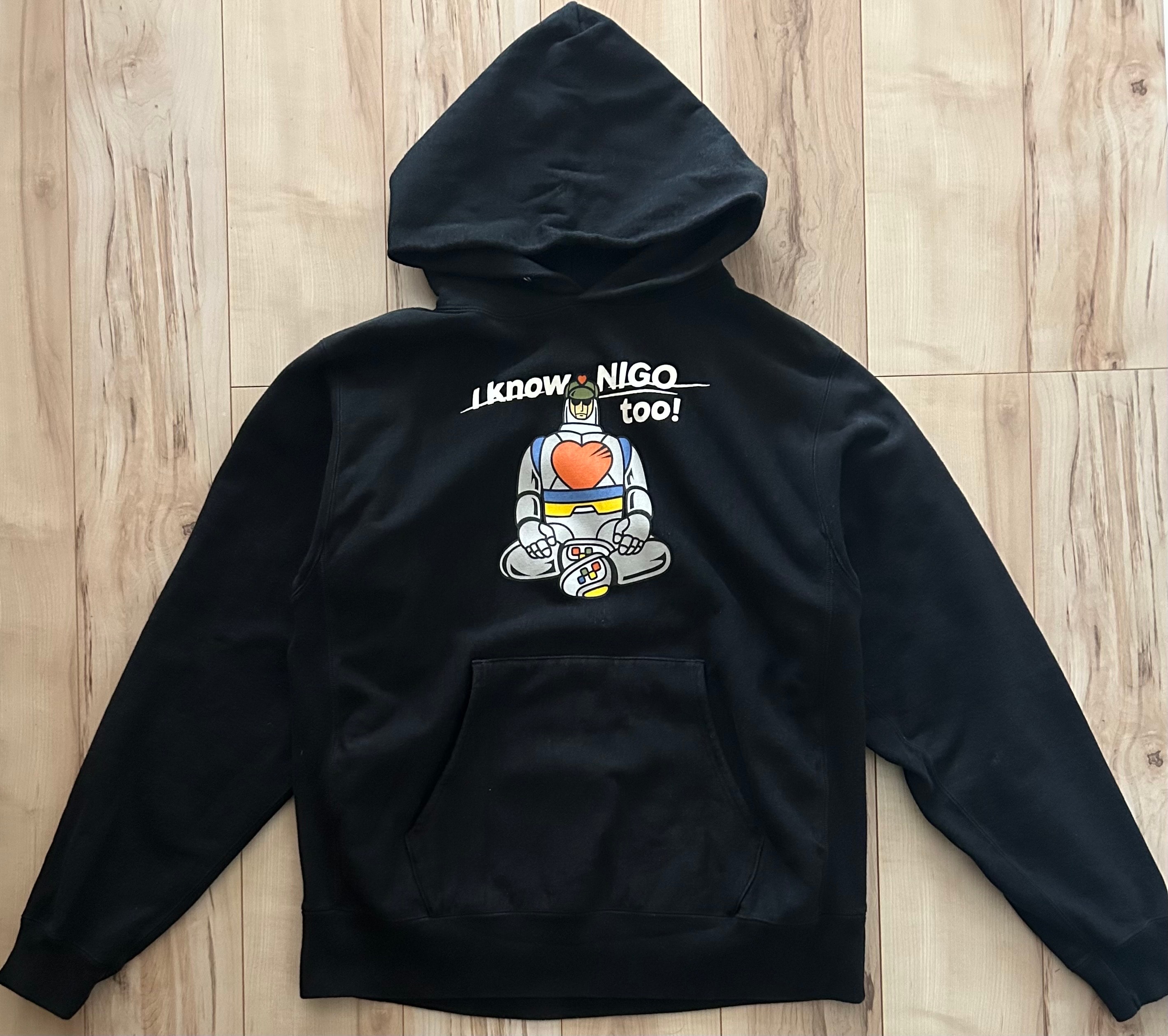HUMAN MADE x I KNOW NIGO TOO Heavyweight Hoodie "Black"