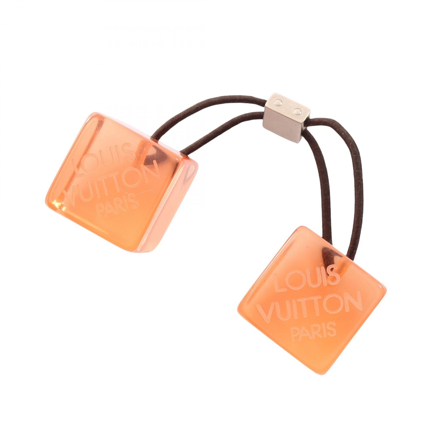 ルイ・ヴィトン LOUIS VUITTON ヘアキューブ 衣料品 レジン オレンジ レディース オレンジ系 【中古】