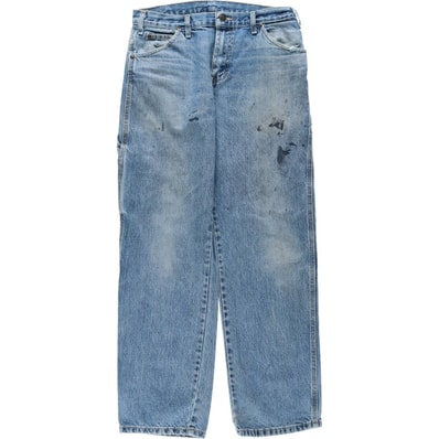 古着 ディッキーズ Dickies デニムペインターパンツ メンズw32相当/eaa633827