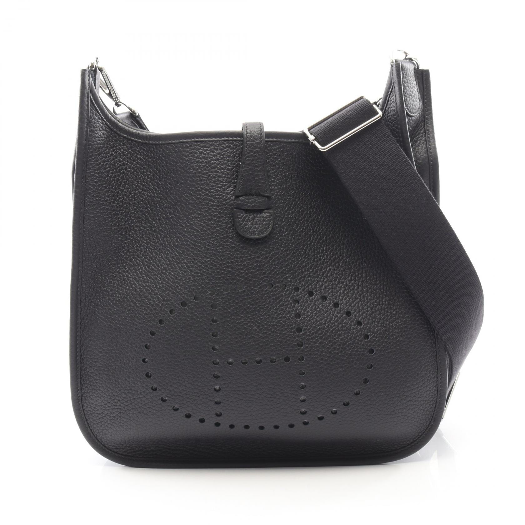 エルメス HERMES エヴリン 3 トロワ PM ショルダーバッグ バッグ レザー トリヨンクレマンス キャバン K刻印(2025年製造) レディース ネイビー系 【中古】