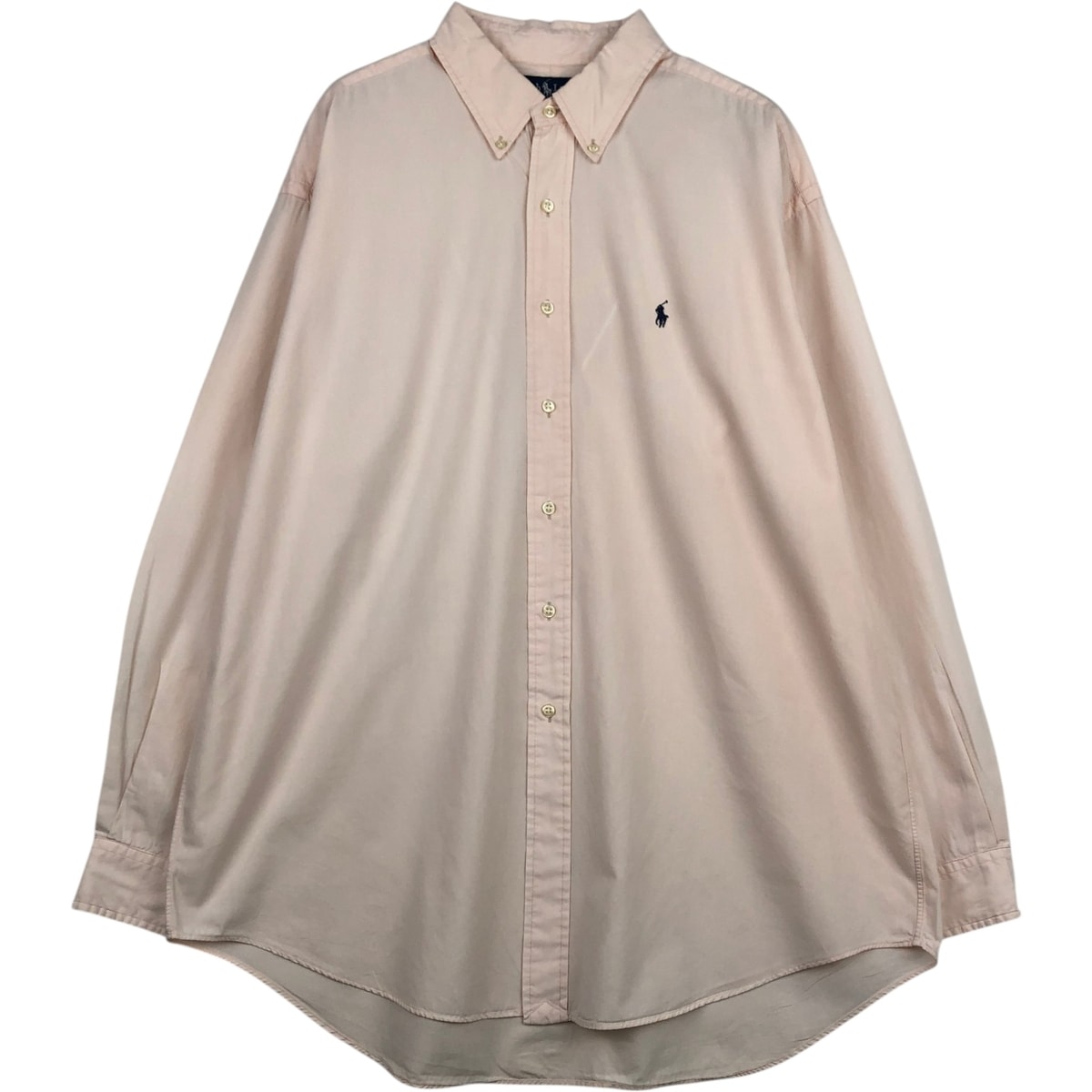 古着 ラルフローレン Ralph Lauren BLAKE 長袖 ボタンダウンシャツ メンズXL相当/eaa635603
