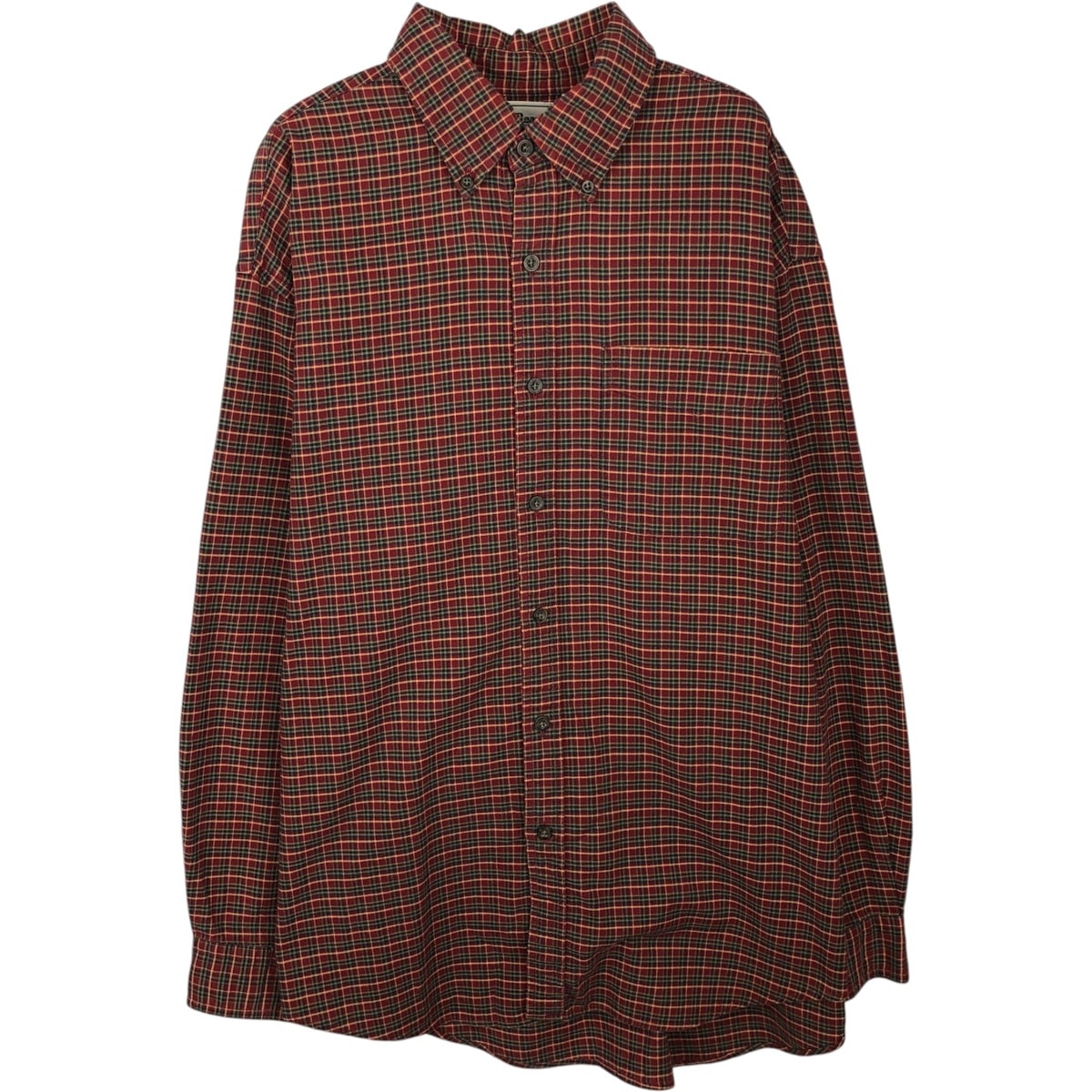 古着 00年代 エルエルビーン L.L.Bean 長袖 ボタンダウンチェックシャツ メンズL相当/eaa643336