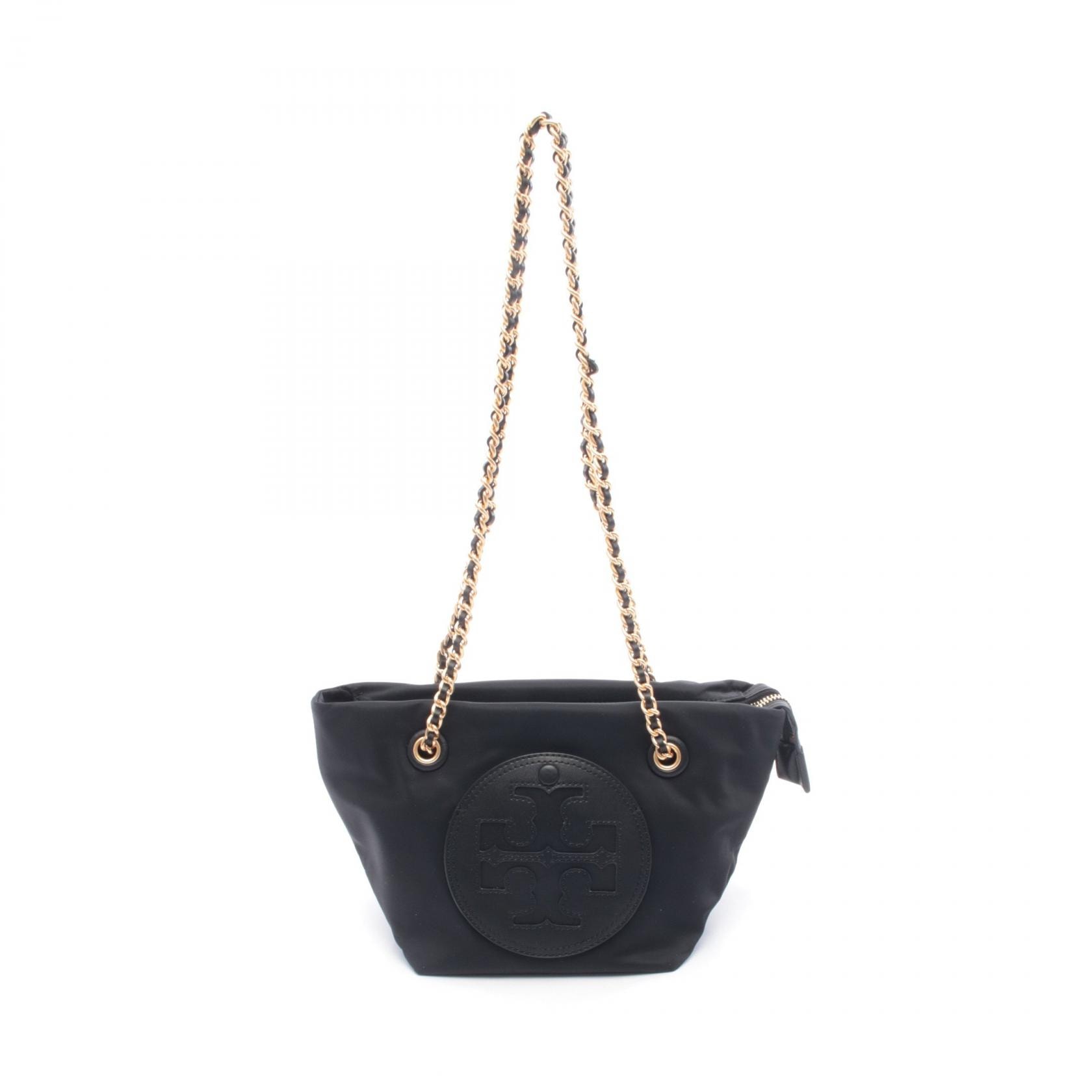 トリーバーチ Tory Burch Ella エラ トートバッグ バッグ ナイロン レザー レディース ブラック系 160183001 【新品】