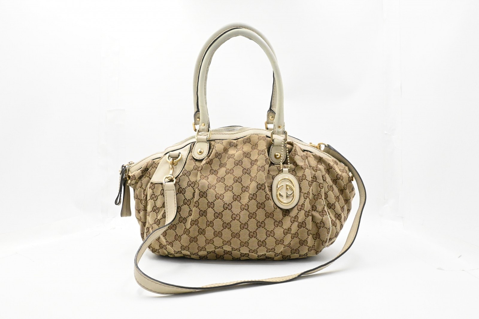 グッチ GGキャンバス スーキー トートバッグ ベージュ 223974