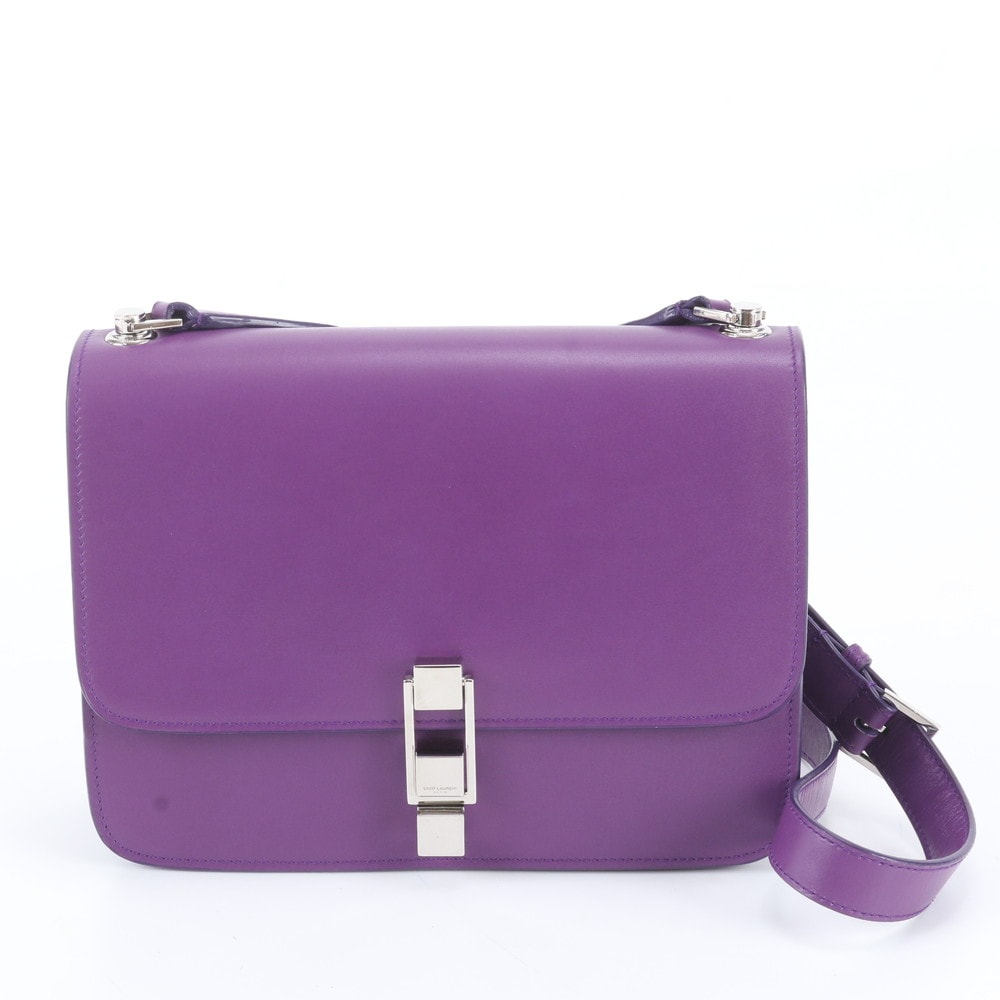 ■極美品 サンローラン パリ YSL ル カレショルダーバッグ レザー