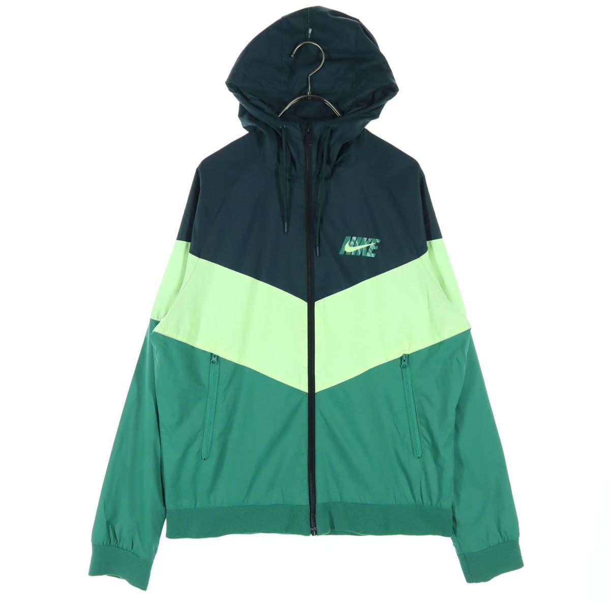 NIKE ナイキ スウォッシュ ウインドブレーカー M グリーン系