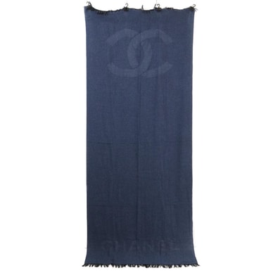 シャネル 【美品】ココマーク CHANELロゴ カシミヤ/シルク