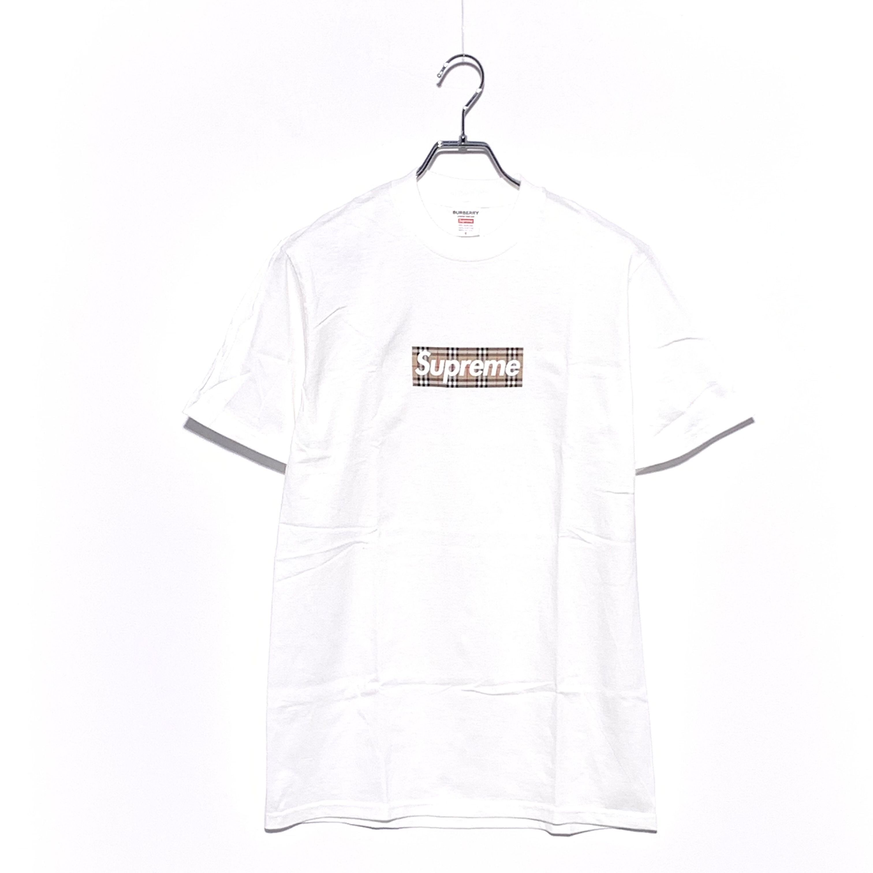 シュプリーム バーバリー ボックス ロゴ Tシャツ "ホワイト"