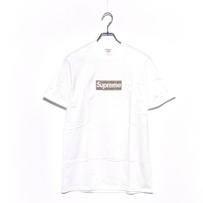 Supreme / Burberry Box Logo Tee "White"
